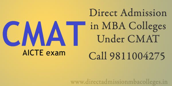Direct Admission in MBA Colleges Under CMAT